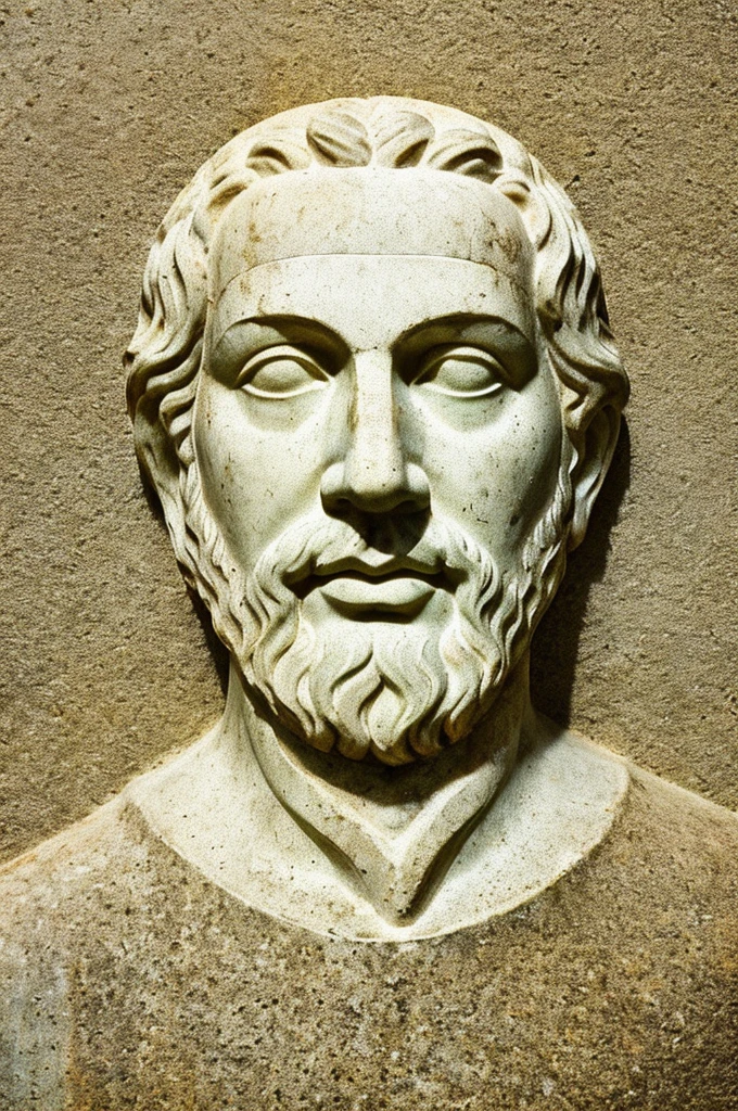 Create a logo for the YouTube channel 'Life’s Essence.' The design should feature an elegant, minimalistic portrait of Socrates, emphasizing his wise and educated demeanor. Incorporate elements of ancient Greek aesthetics, such as laurel leaves or classical columns, to convey wisdom and timeless knowledge. Use calming, natural colors like soft greens and earthy tones to reflect the zen and motivational themes of the channel. Include the channel name 'Life’s Essence' in a clean, modern font that complements the overall design