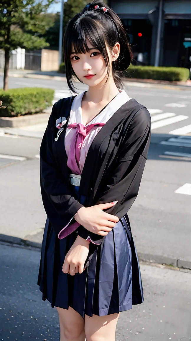 Cute girl japan student goth