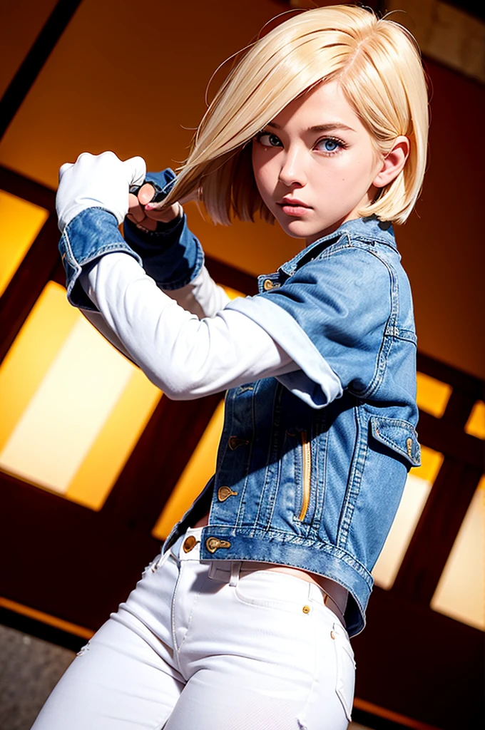 (((1 girl, cute, denim jacket, white top, jeans, Gloves, blond, short hair, bob hair, side parted hair, blue eyes))), (((blond hair))),
dynamic poses, manga style, depicting a group of characters in various action scenes, from intense battles to lighthearted moments, with dramatic speed lines and bold sound effects, capturing the excitement and energy of the story, Laser rays from the palm of hand, Attack forward with palm, yellowstone park, Grand Canyon,
