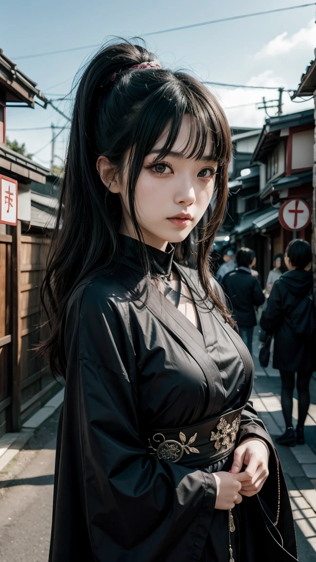 Japan woman goth potrait