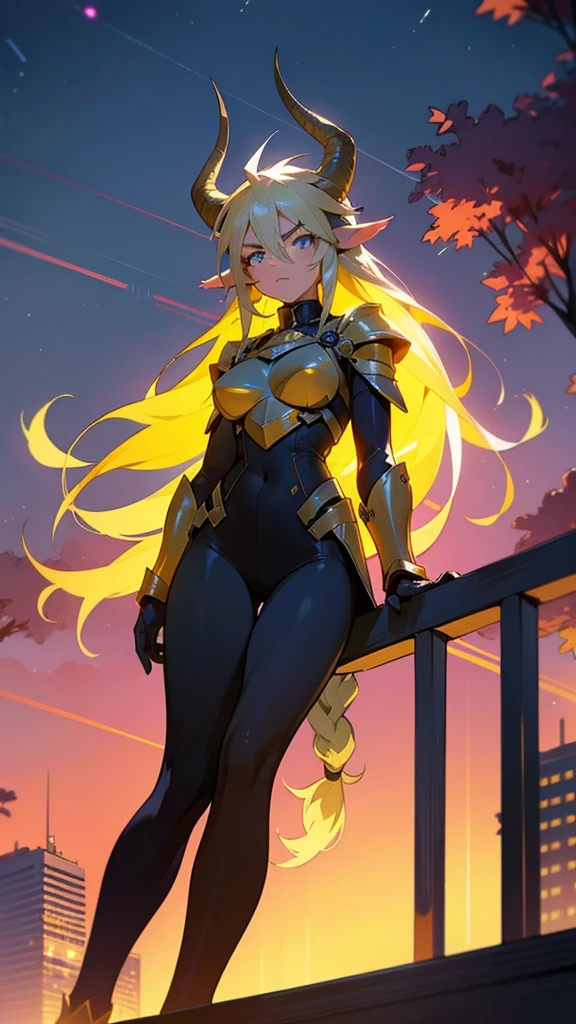 sakuyamon, <lora:sakuyamontest:0.9>, 
sakuyamon, animal ears, fox, fox ears, long hair, white hair, facial mark, fox mask, mask, (covered eyes:1.7),
BREAK armor, belt, bodysuit, gauntlets, golden armor, high heels, yin yang,
BREAK ,
BREAK outdoors, city, 
BREAK <lora:GoodHands-vanilla:1>, (masterpiece:1.2), best quality, high resolution, unity 8k wallpaper, (illustration:0.8), (beautiful detailed eyes:1.6), extremely detailed face, perfect lighting, extremely detailed CG, (perfect hands, perfect anatomy),
