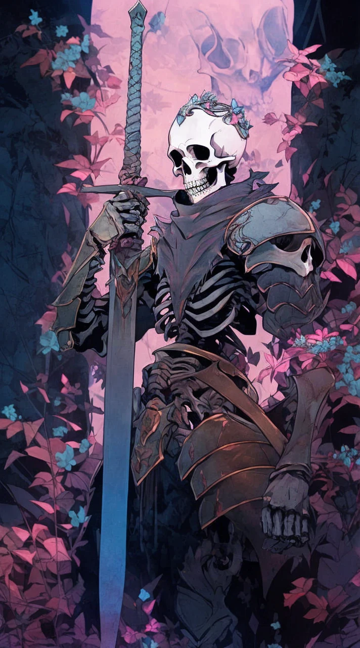 Sword and skeleton