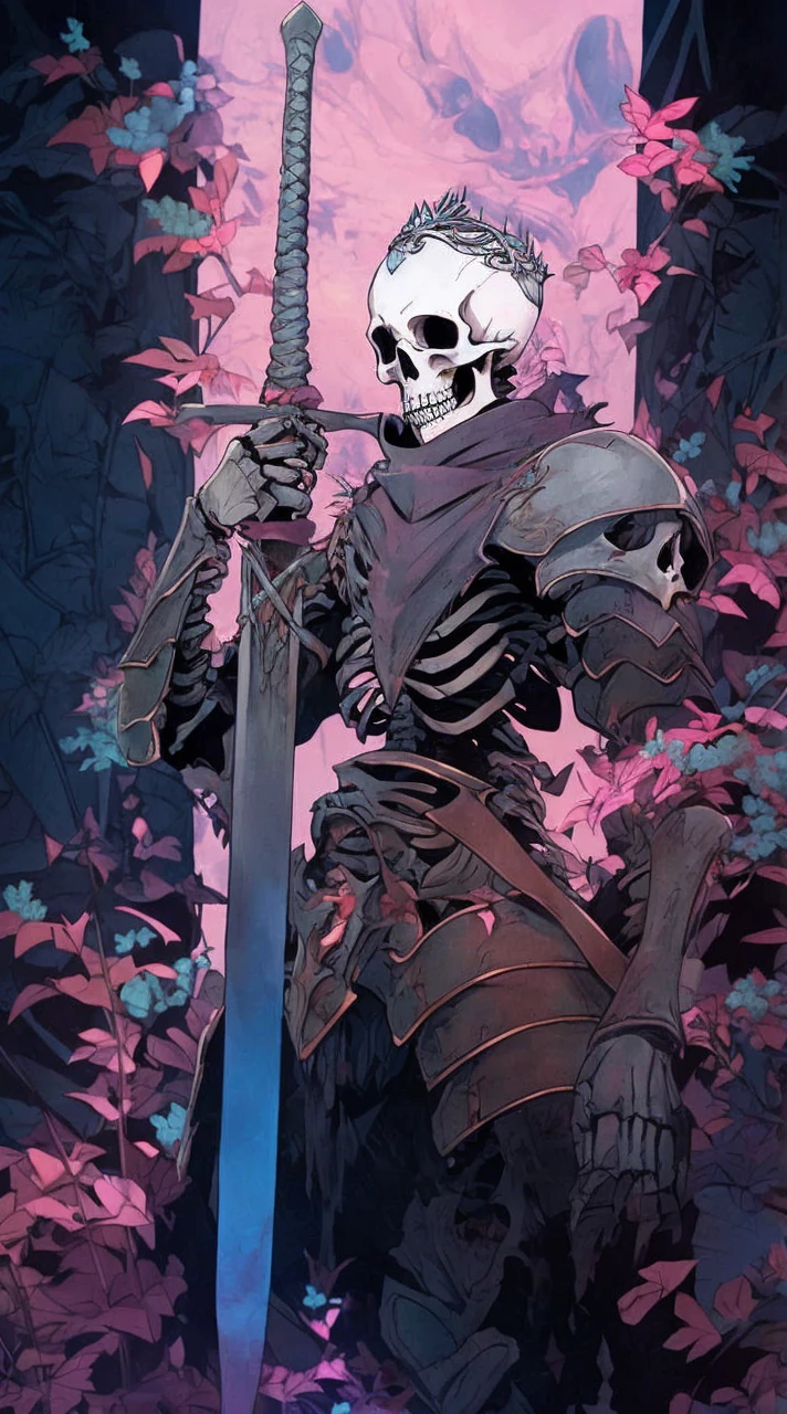 Sword and skeleton