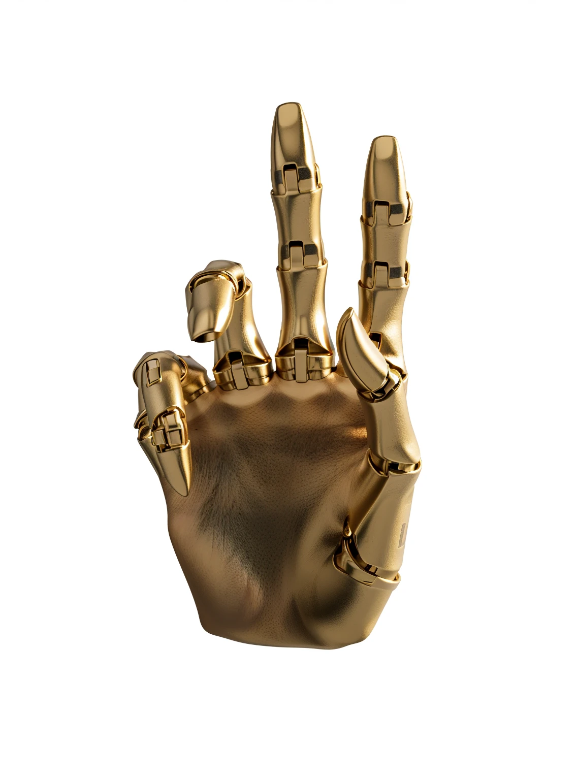 turn this hand into a realistic human female hand