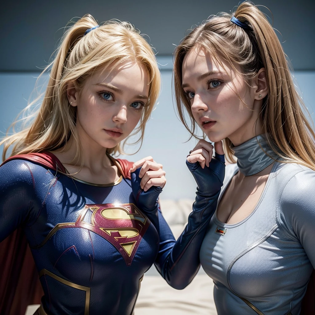 Supergirl versus Power Girl 