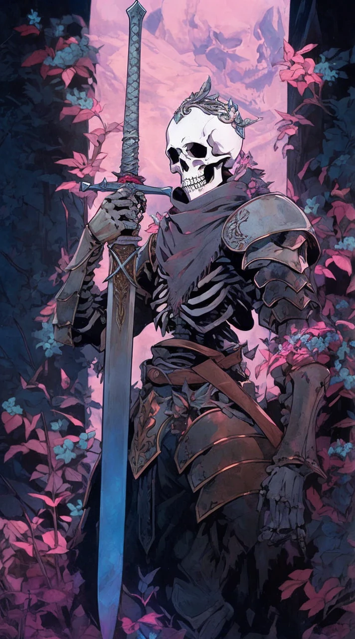 Sword and skeleton