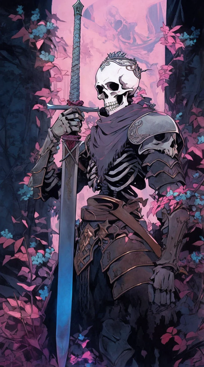 Sword and skeleton