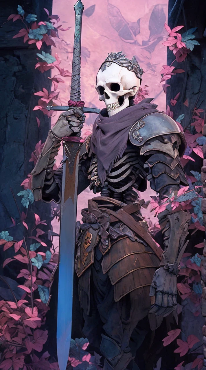 Sword and skeleton