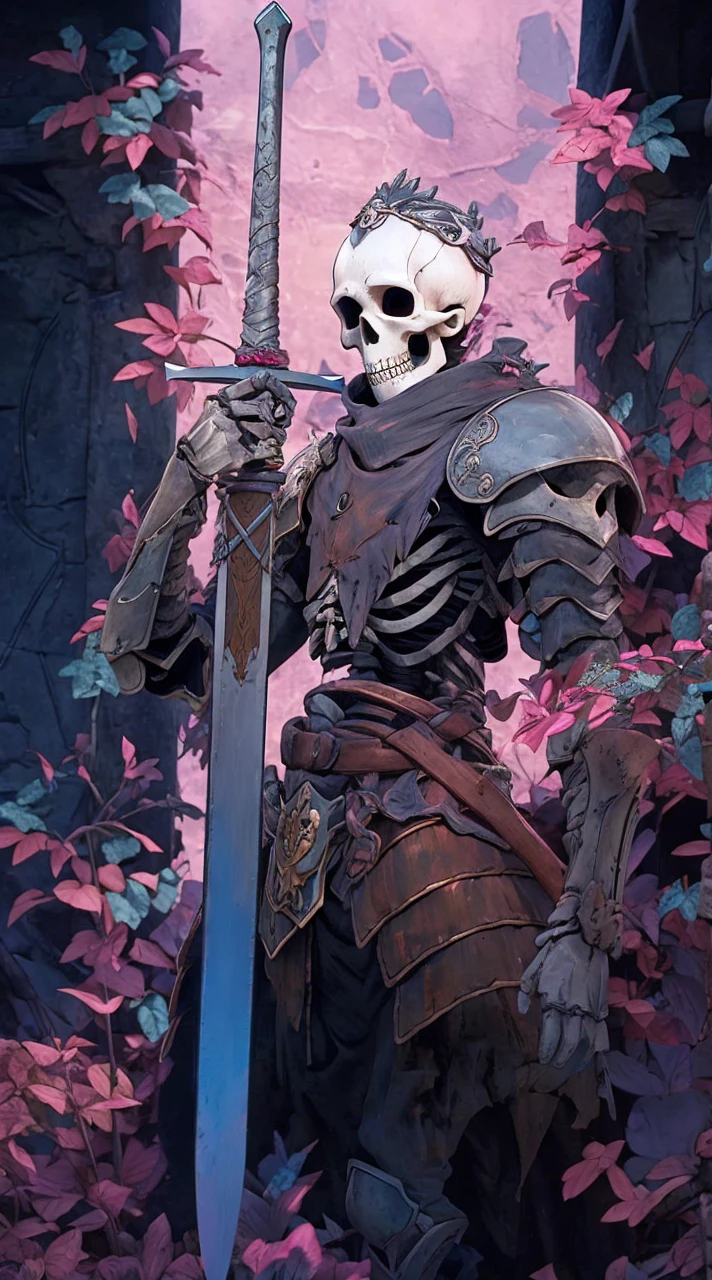 Sword and skeleton