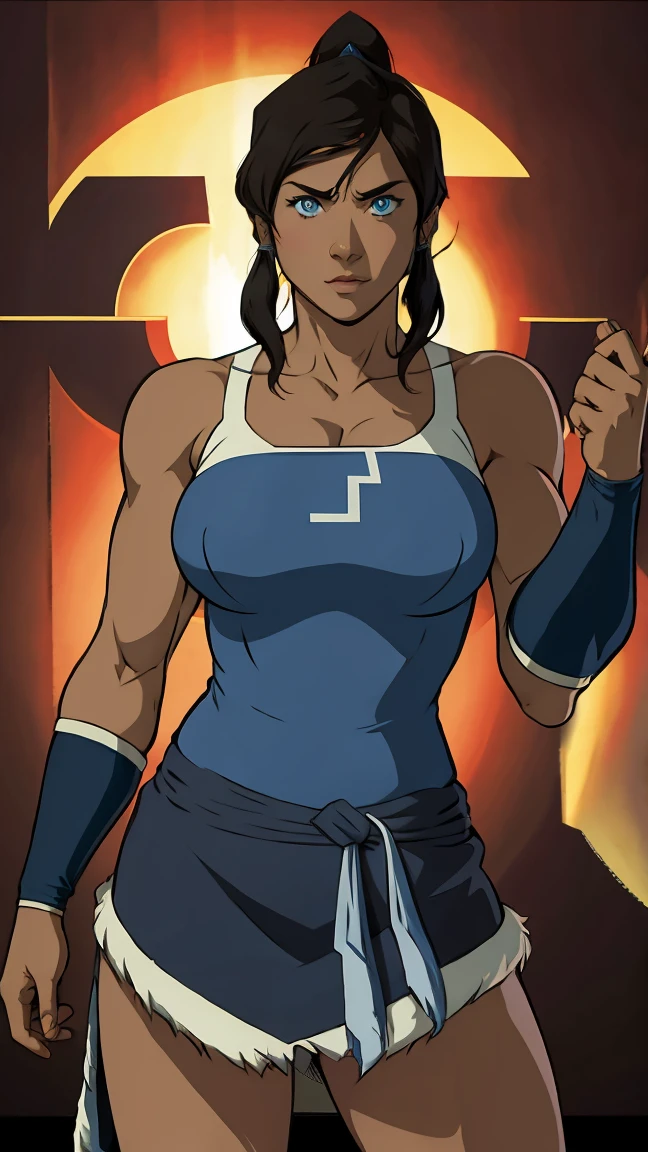 Muscle woman korra 