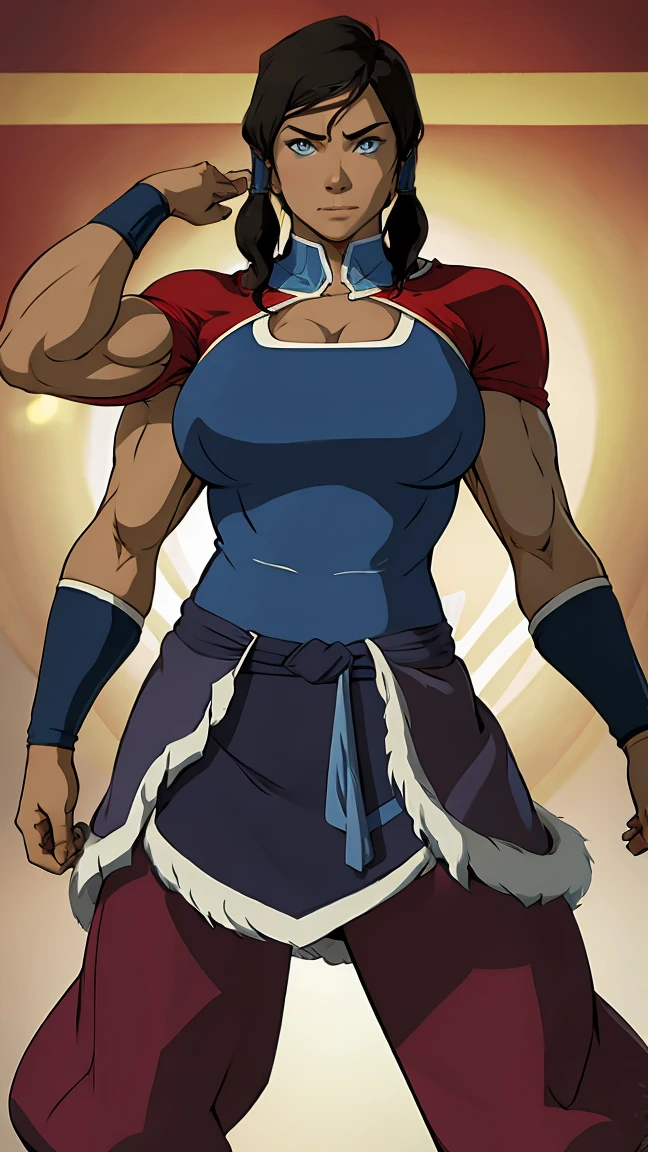 Muscle woman korra 