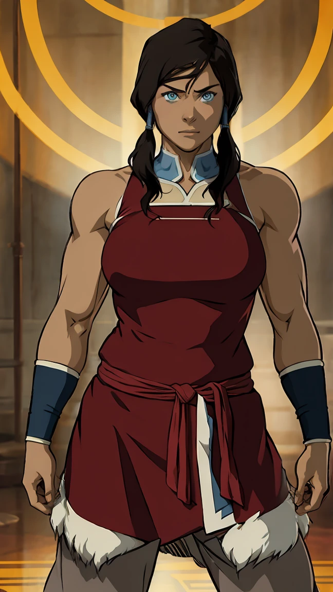 Muscle woman korra  last air bender