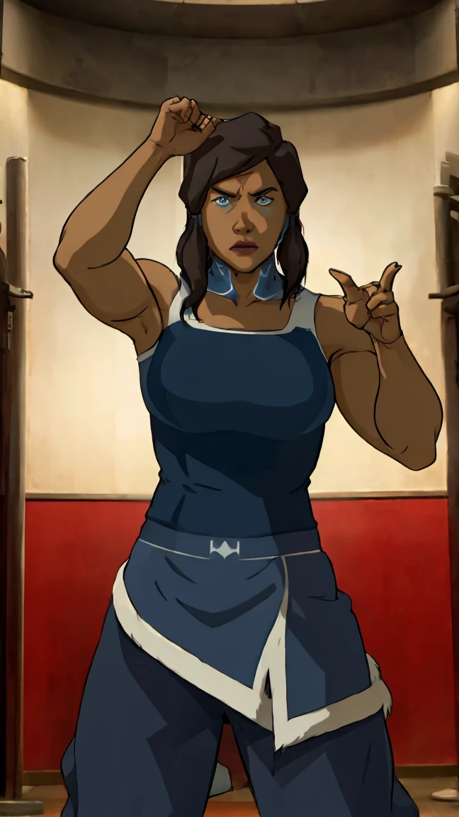 Muscle woman korra 