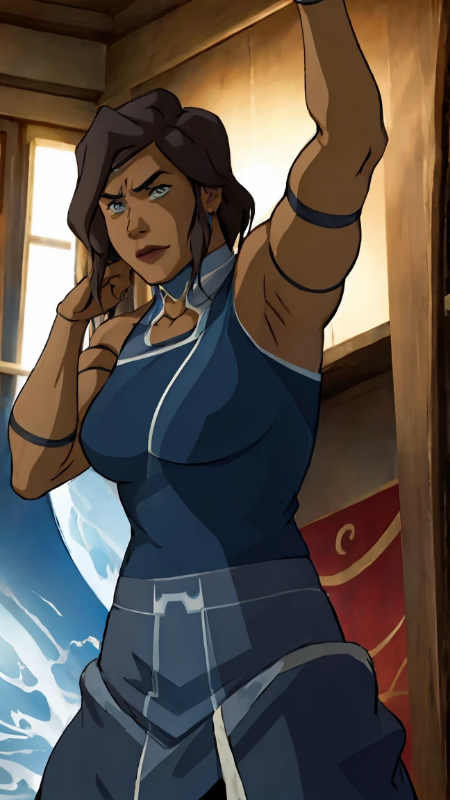 Muscle woman korra 