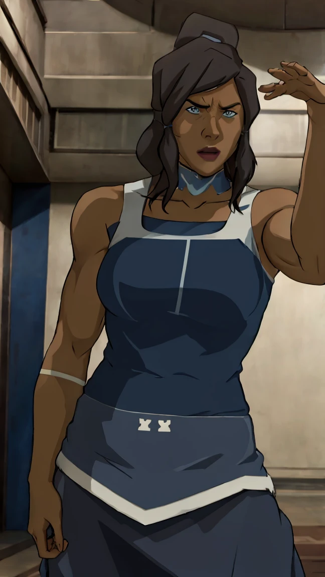 Muscle woman korra 