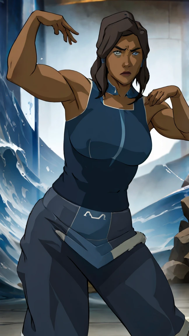 Muscle woman korra 