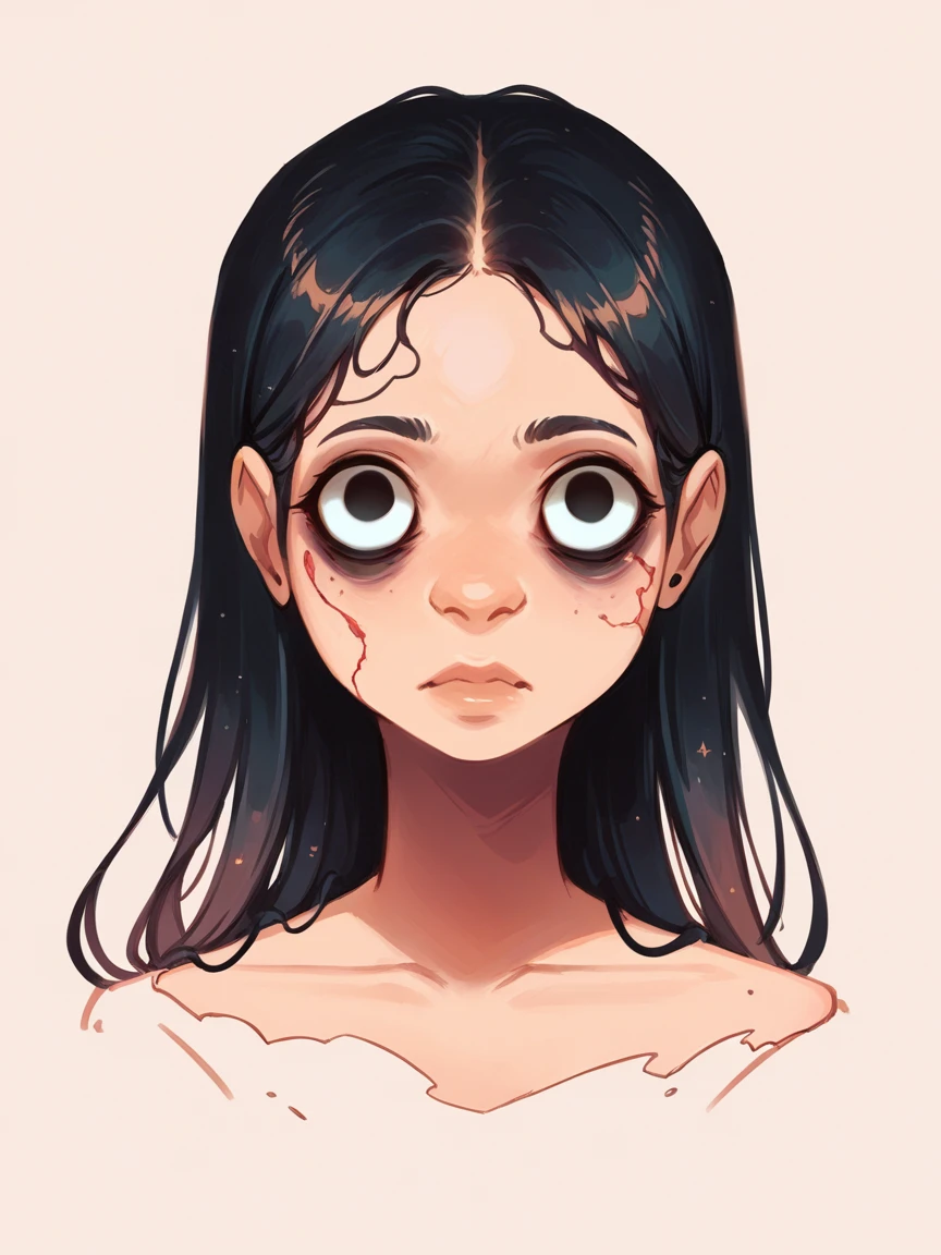 score_9, score_8_up, score_7_up, score_6_up, w00f, simple background, 1girl, blank eyes,