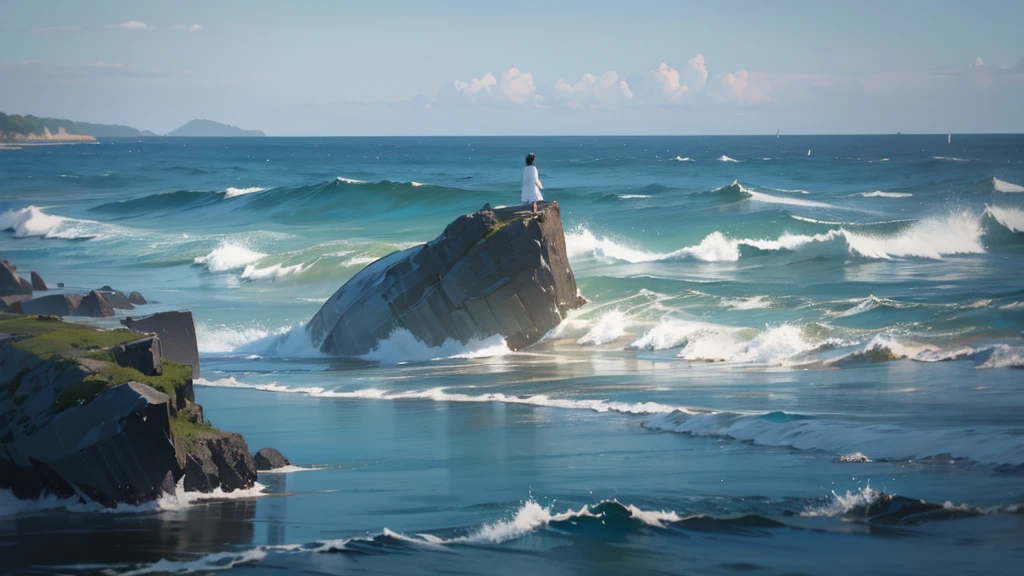 photo of the In the middle of the sea, the The sea in the background, the The sea in the background, in the In the middle of the sea!!!!!, In the middle of the sea, Green Sea, The sea in the background, photos of the ocean, Sea view, Distant Sea, The sea in the background