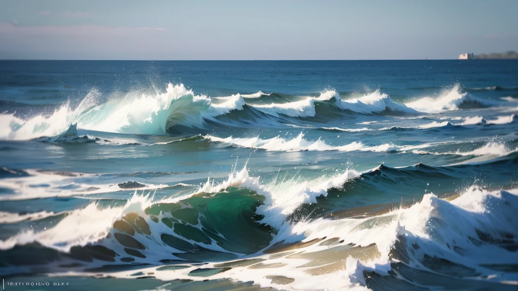 photo of the In the middle of the sea, the The sea in the background, the The sea in the background, in the In the middle of the sea!!!!!, In the middle of the sea, Green Sea, The sea in the background, photos of the ocean, Sea view, Distant Sea, The sea in the background 人はいない