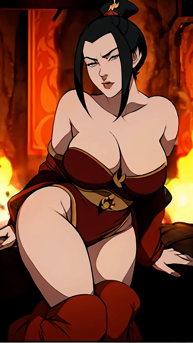 Sexy woman azula avatar big tits queen dinner