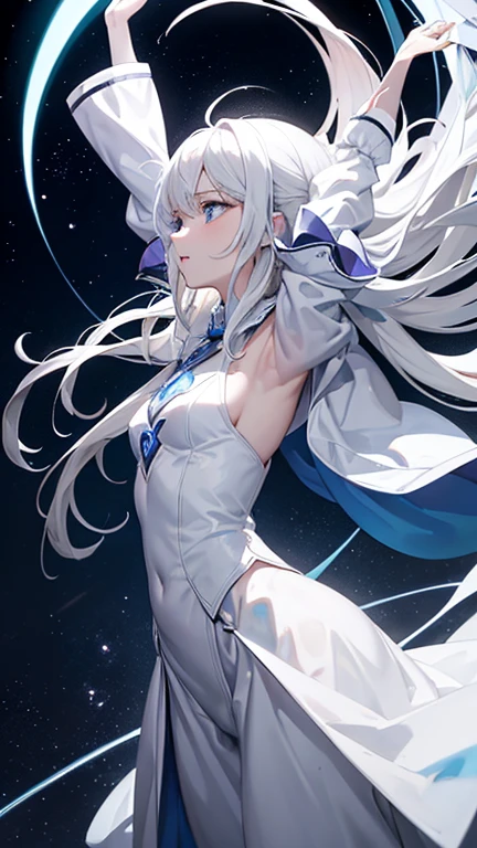 1The White Magician,Look up to the sky,Laugh wickedly,Pleasure,lament,Elevation,In the dark storm,Bad face,Low - Angle,Disaster at your fingertips々A dark sphere,View from the front,Stretch your arms out to the sky