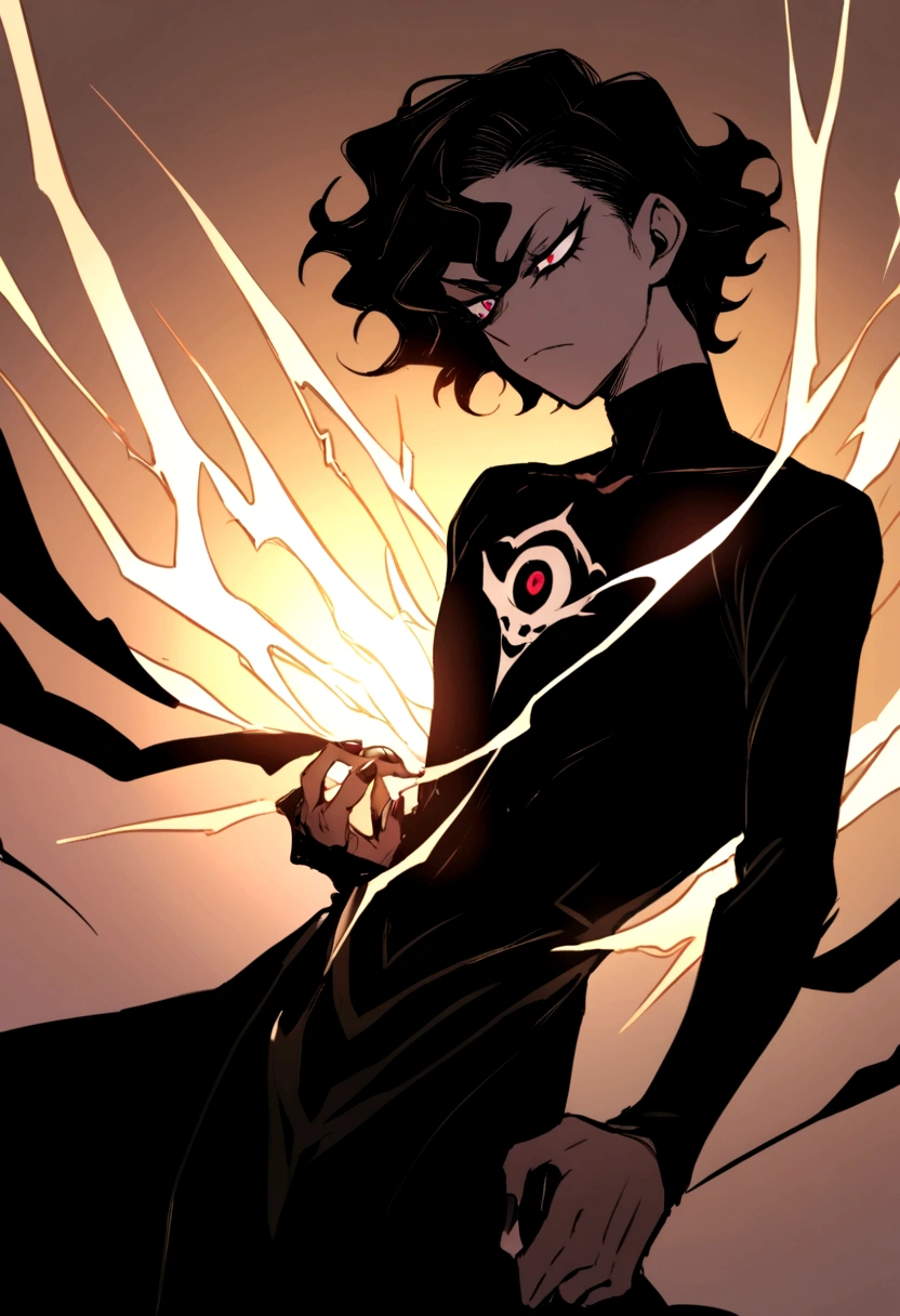 Akira Fudo, Devilman Crybaby, Male, with black clothes