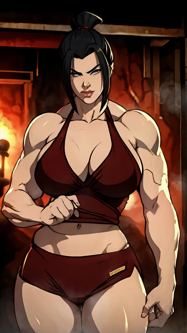 Huge muscle woman