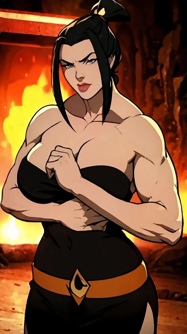 Huge muscle woman