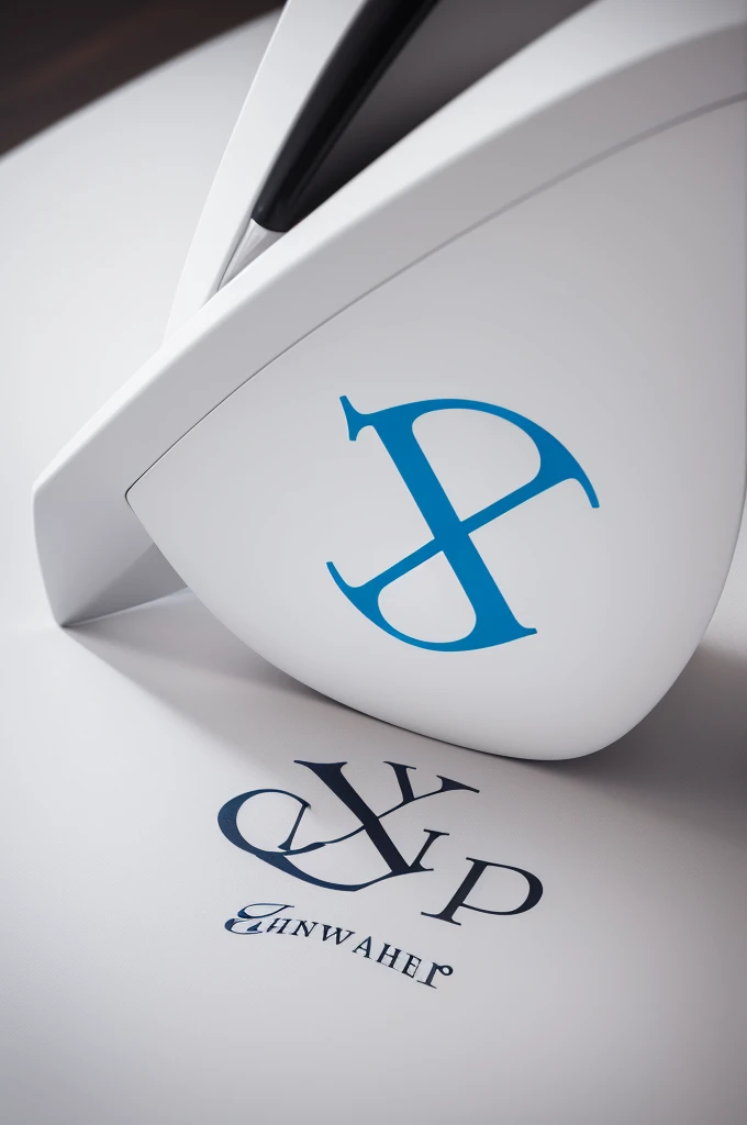 Create a logo with the initials Q and D along with a cross