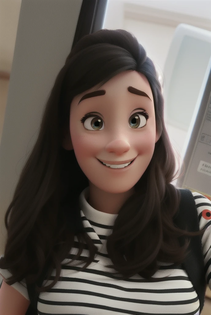 Disney Pixar style woman, high qualiy, best qualityer