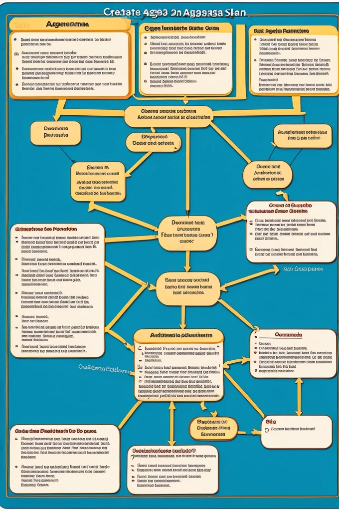 Create a concept map of the 20-30 aganda in Spanish 