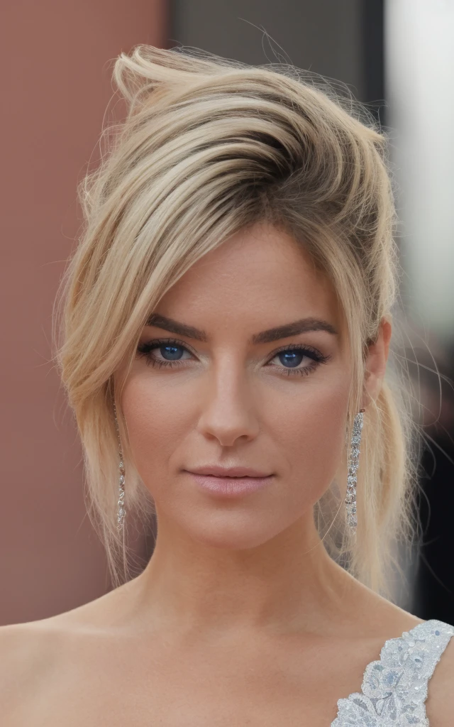 Jenifer inculpée. Un avec longtemps, cheveux flottants,  Ses cheveux sont extrêmement détaillés avec des boucles complexes et des mèches brillantes. Ses yeux sont d'un bleu vif qui nous plonge dans son regard. La fille a une peau parfaite, avec un teint impeccable et un éclat radieux. Les couleurs de la scène sont vives et vibrantes, créer une atmosphère animée. L&#39;éclairage est dramatique, avec les rayons du soleil filtrant à travers les feuilles et projetant de belles ombres sur la fille&#39;le visage. L&#39;image globale est de la plus haute qualité, avec une mise au point nette et des détails complexes. Il&#39;est réaliste et engageant, donner au spectateur le sentiment d&#39;être dans la scène.