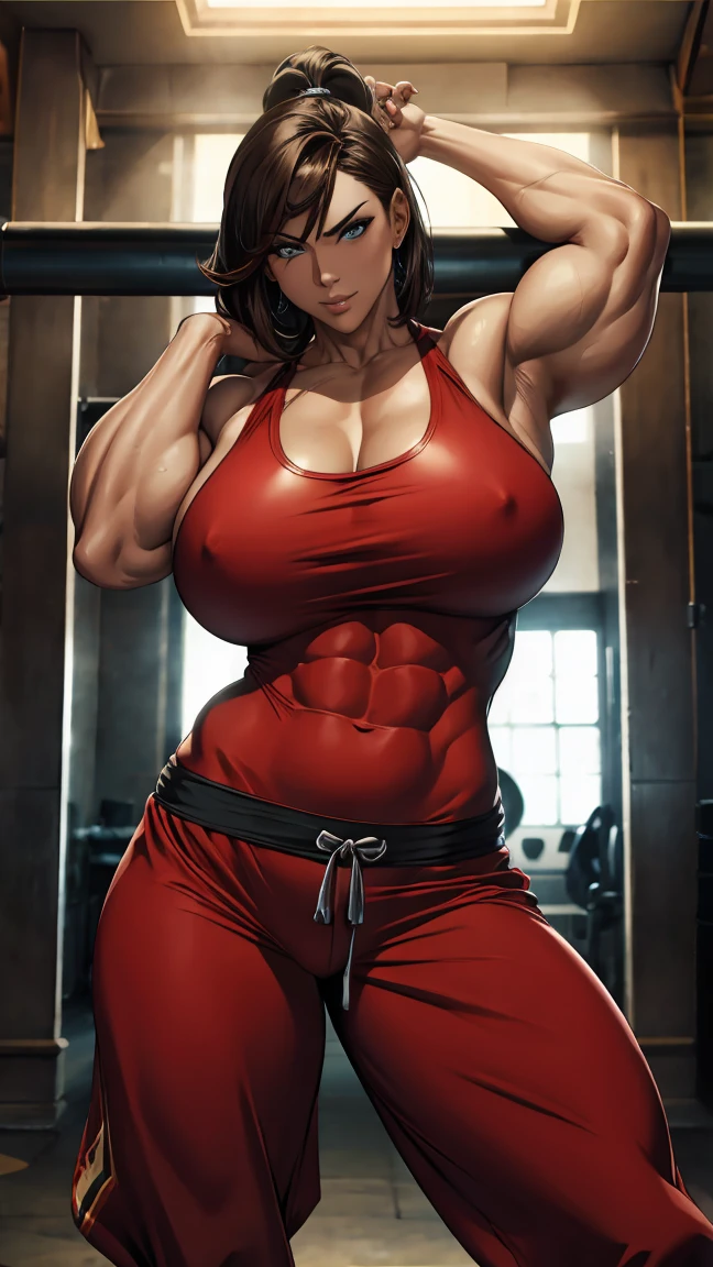 Huge muscle woman  ans 