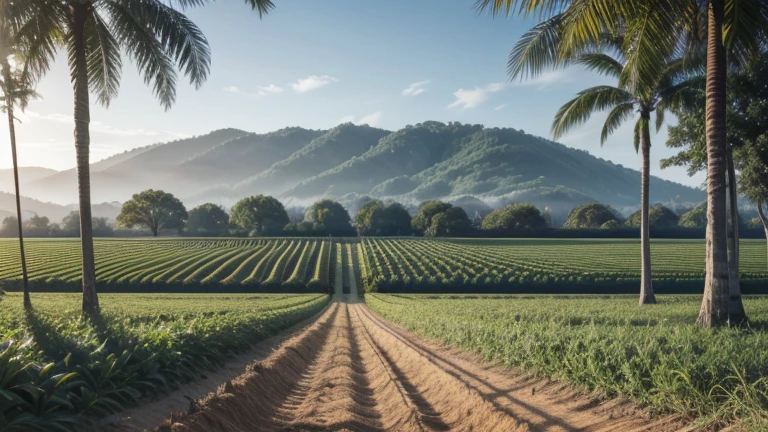 agricultural plantation image
