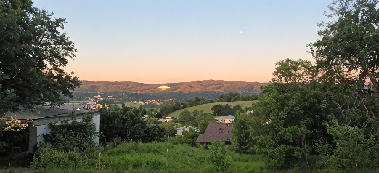 A UFO passes close by 