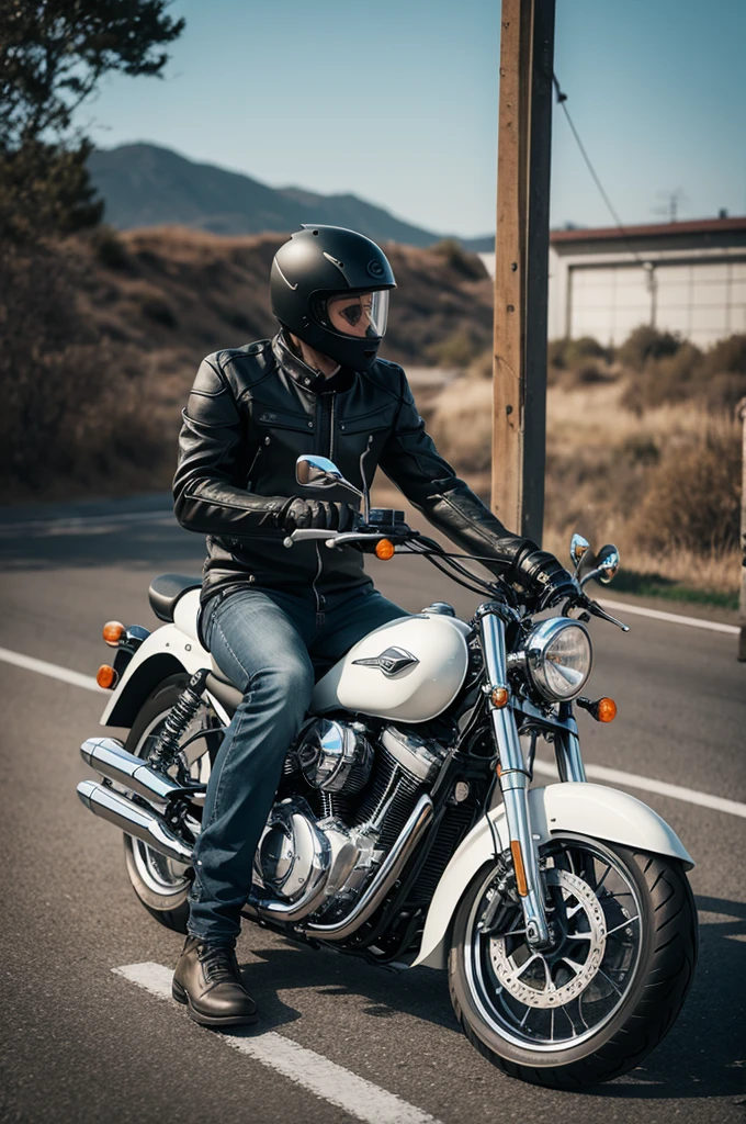 A motorcycle