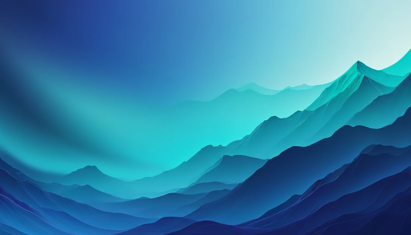Generate a mystical gradient merging indigo and teal, ideal for a fantasy-themed artwork or book cover.
