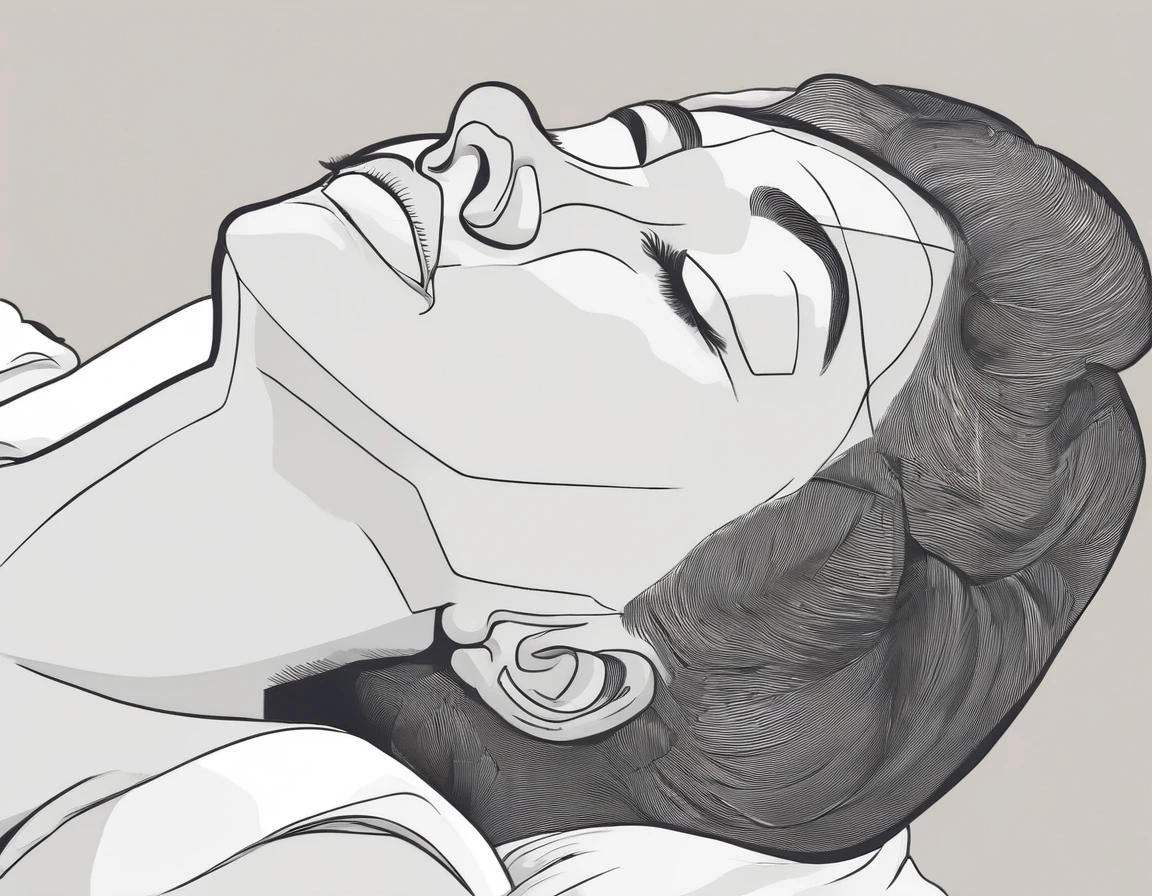 a woman receiving a relax massagem