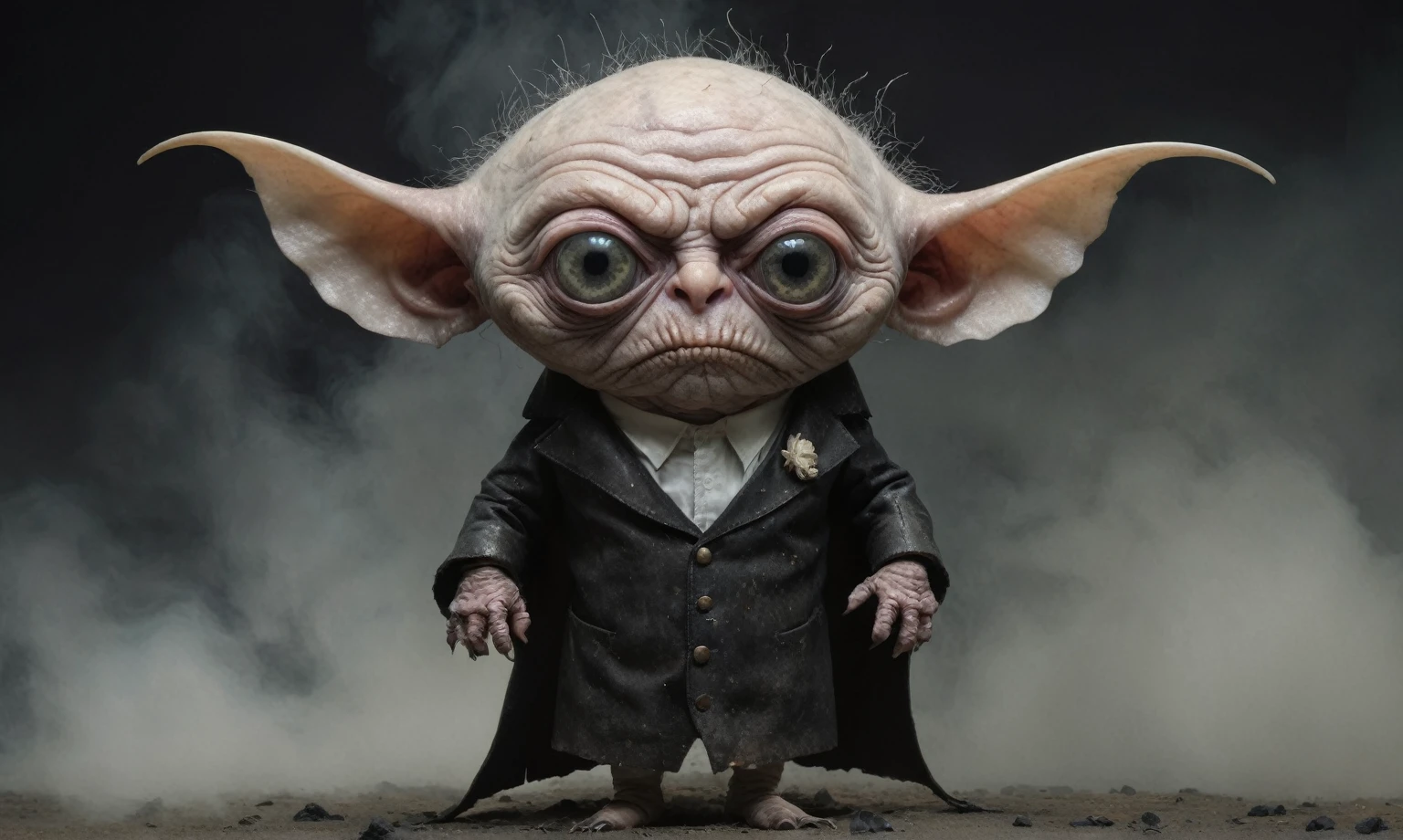 Full body length shot, famous artwork by (tom bagshaw:1.1), detailed expressive eyes, fantasy style, the grumpy lubwad is a tiny creature that prospers in intense heat, building its resiliforged lairs in the flanks of active volcanoes on planet ramsnuggle vi, here we get a good look at its dark ears and intricate eyes as it lays in ambush to prey on the grubby sneezlenook from the shadows of its yarbled hideout
RAW photo, realistic texture, extremely detailed, absurdres, sharp focus, volumetric lighting, subsurface scattering
realistic skin, (natural skin:1), (skin details, skin texture:1.1), (skin pores:1), (skin imperfections:0.3),
Mestichino,Light particles,marble leather ,ink photography ,RAW, NIKON Z9,ink photorealism,Mestichino,Light particles,marble leather ,ink photography