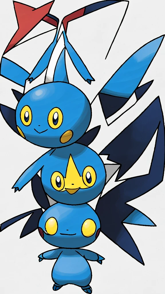 create a pokemon character with pikachu's head with celebi's body. this is supposed to be a joke so make it deliberate and literal.