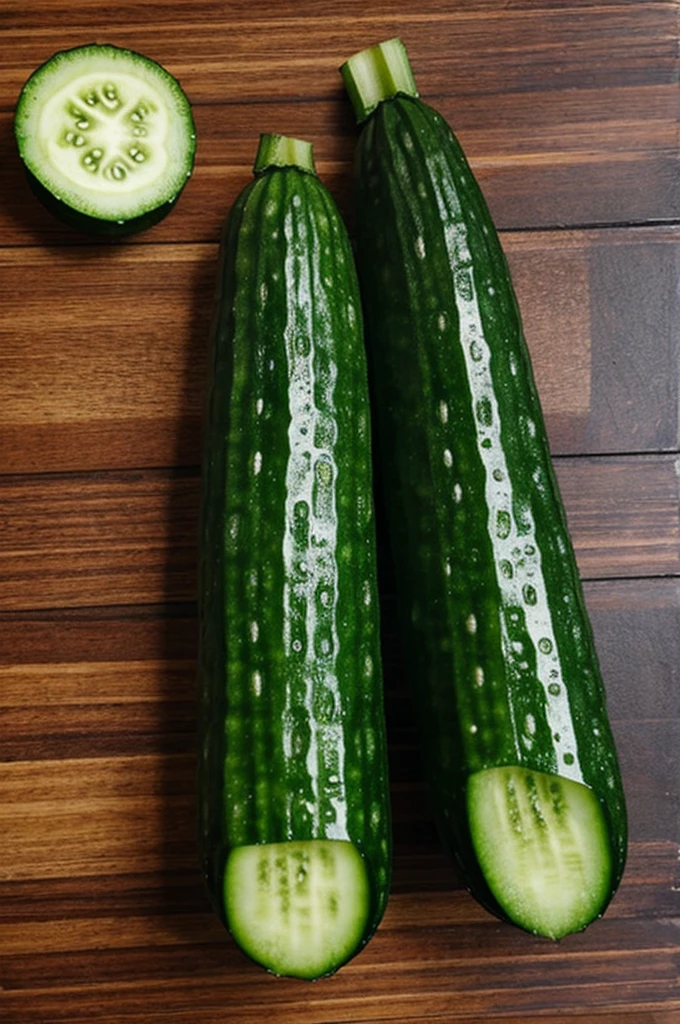 Crea un avatar de cucumbers, wild, killer, musculoso con espadas de cucumbers
Pero debe ser un personaje 100% cucumbers