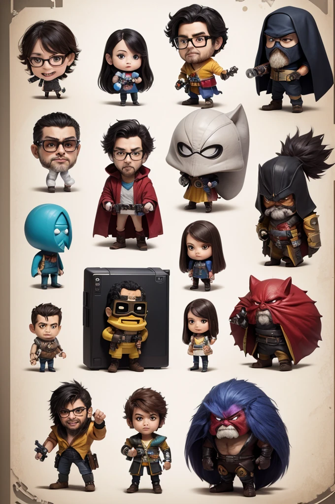 GEEK fusion world characters