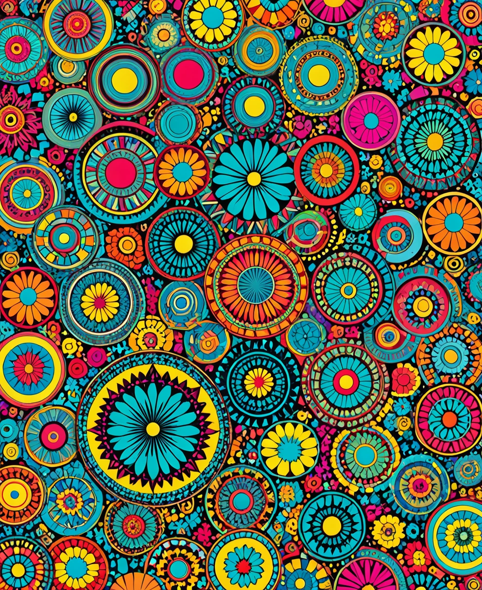 colored pattern 