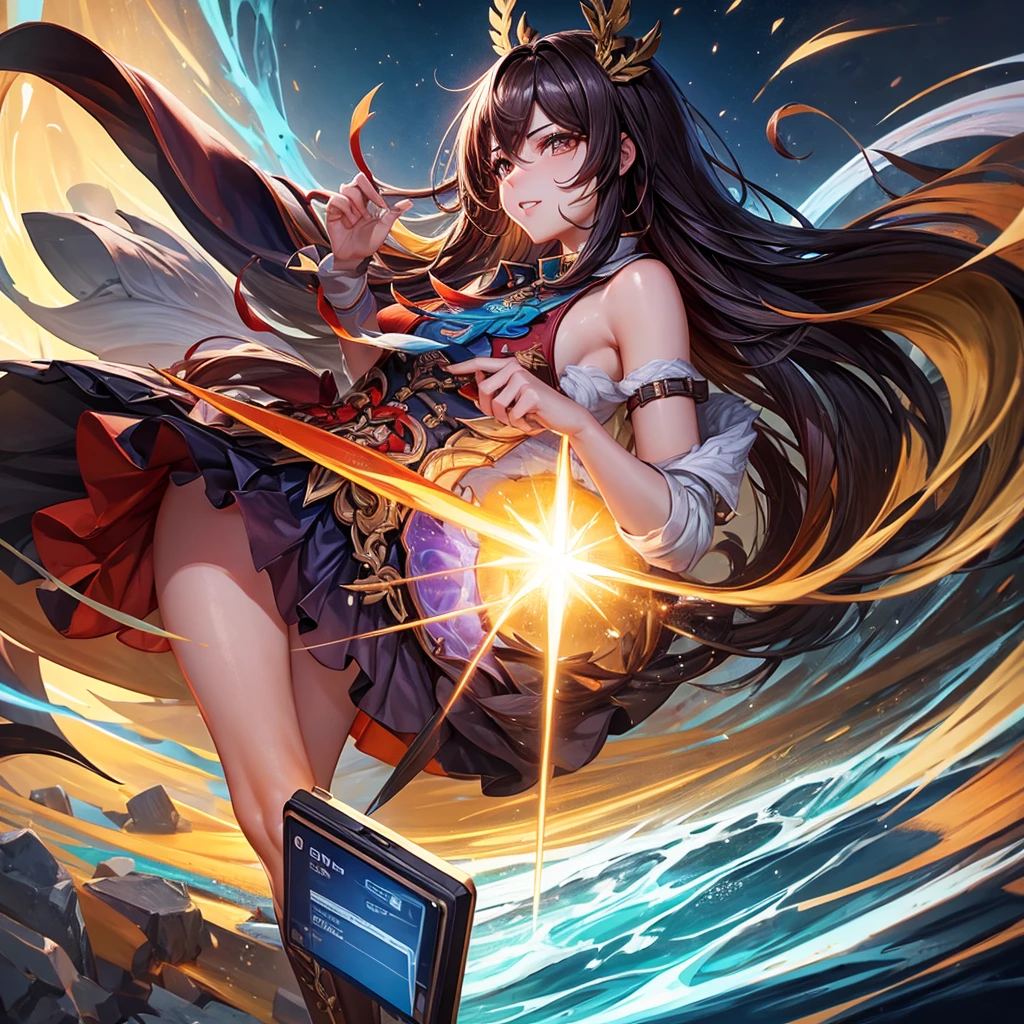 Crie uma imagem da zhuxin do jogo mobile legends bang Bang 