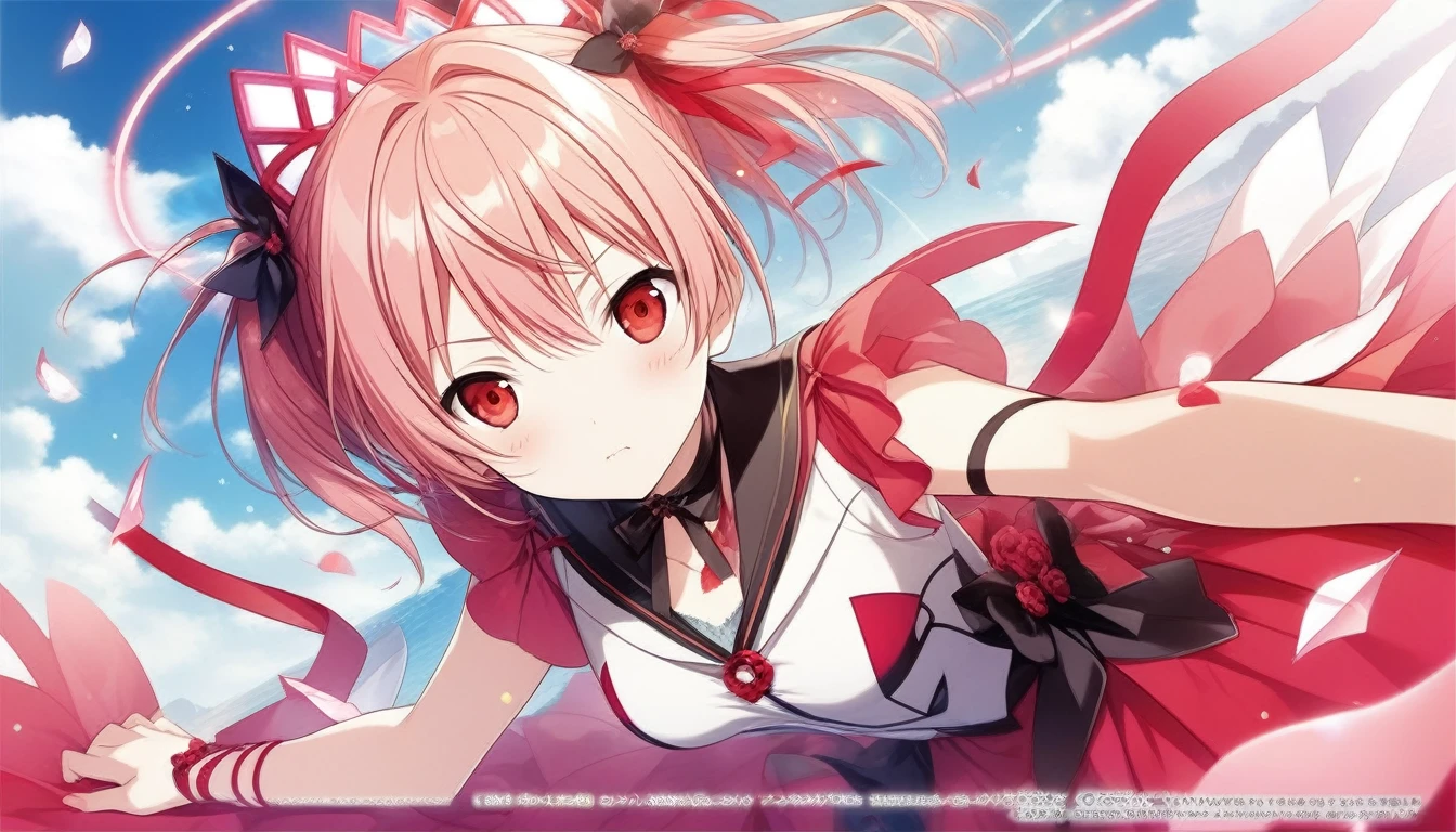 1girl, saenai_heroine_no_sodatekata, red eyes, official art