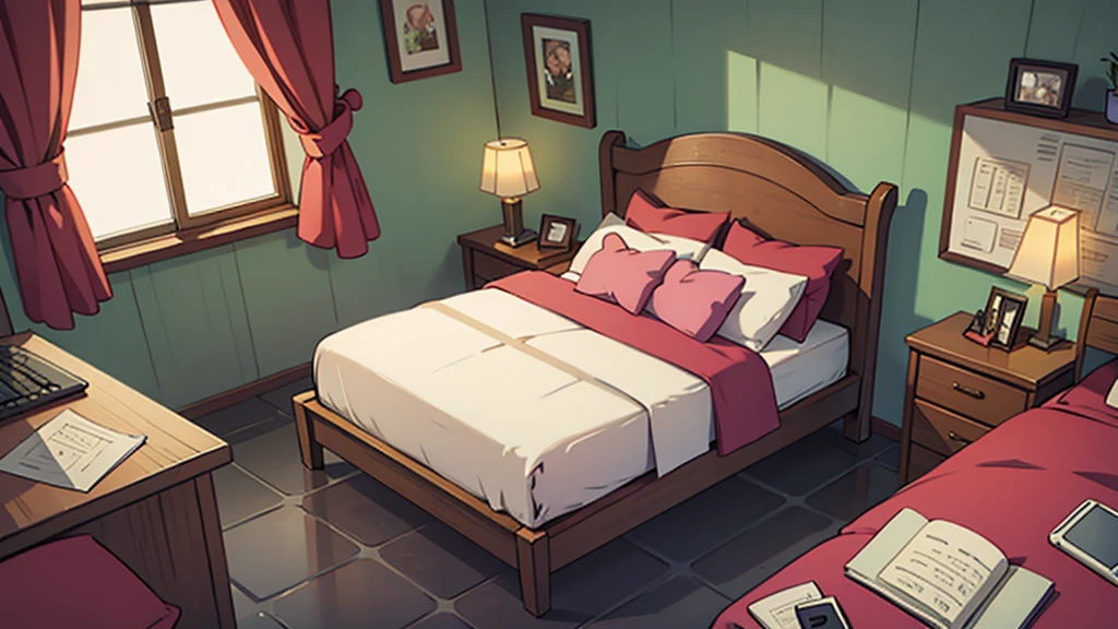 bedroom, visão frontal