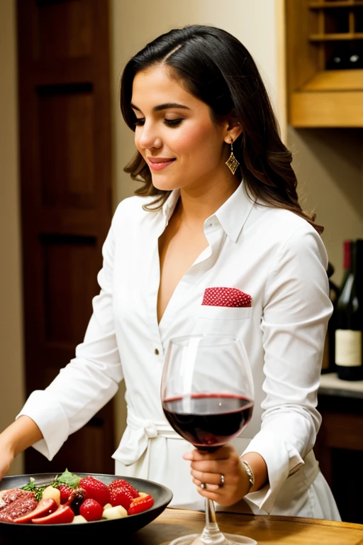 *carlos:** "mariana, serve more wine to guests. It&#39;s the least you can do since you didn&#39;t cook dinner.."
