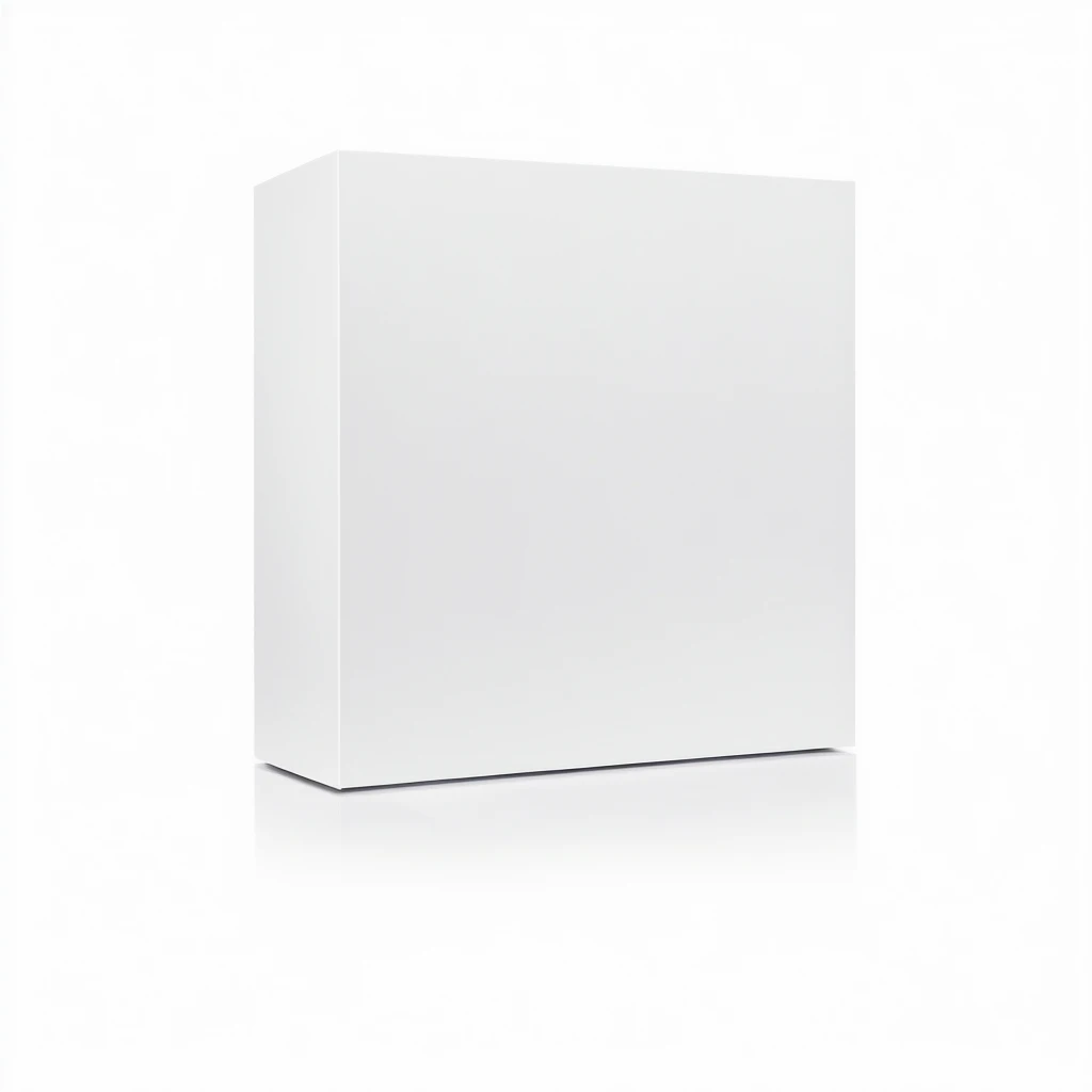 a white box with a blank lid on a white surface, white box, rectangular, solid white background, clean white background, cereal box, clean white paper background, eye - medium level shot, basic white background, matte white background, white panels, white paper, sleek white, white paper background, white color, shiny white, fundo branco puro, all white rendering