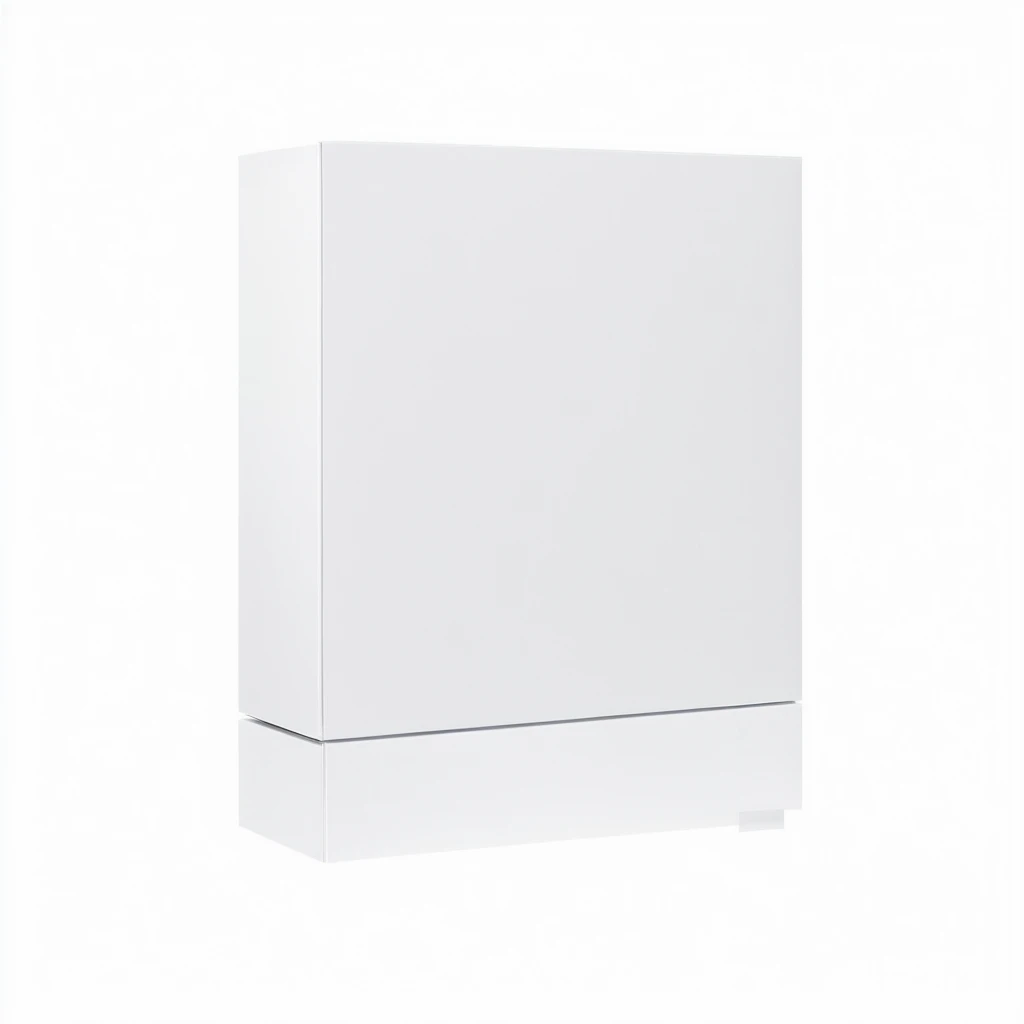 a white box with a blank lid on a white surface, white box, rectangular, solid white background, clean white background, cereal box, clean white paper background, eye - medium level shot, basic white background, matte white background, white panels, white paper, sleek white, white paper background, white color, shiny white, fundo branco puro, all white rendering