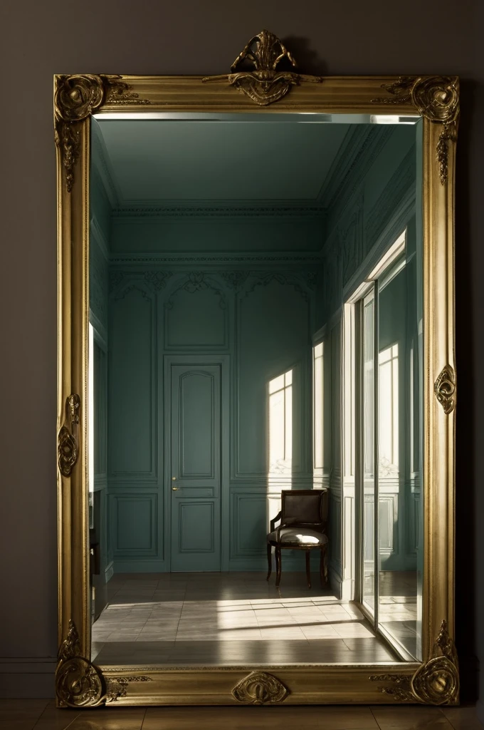 Une couverture de livre où il y’aurait un miroir dans l’ombre d’une pièce, it will reflect a stemmed glass that contains blood. Le miroir serait argenté et la coupe aussi, du sang coulerait autour du miroir